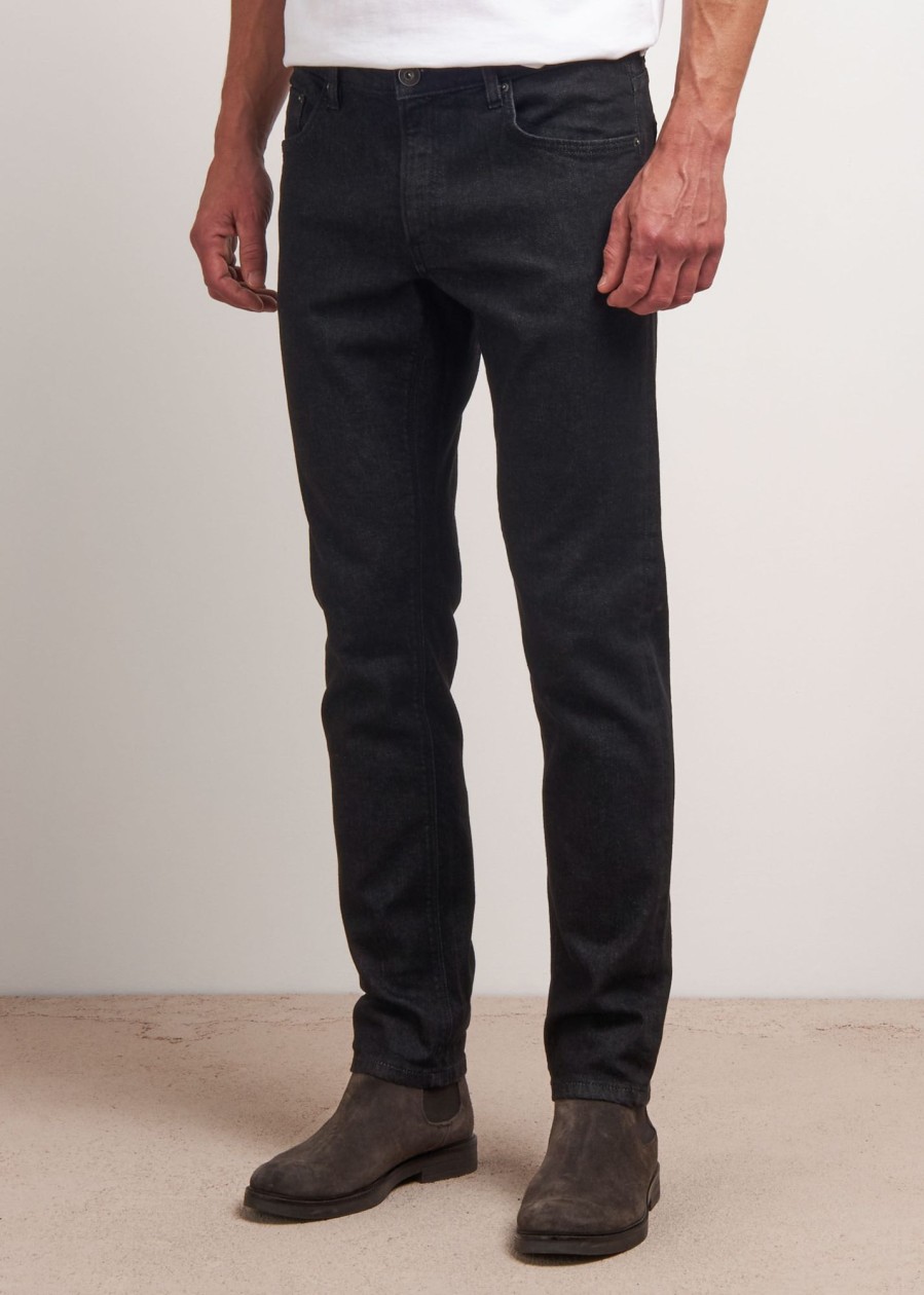 Uomo Conbipel Jeans | Denim Skinny Stretch Nero