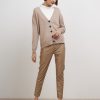 Donna Conbipel Maglieria | Cardigan In Puro Cashmere Cammello