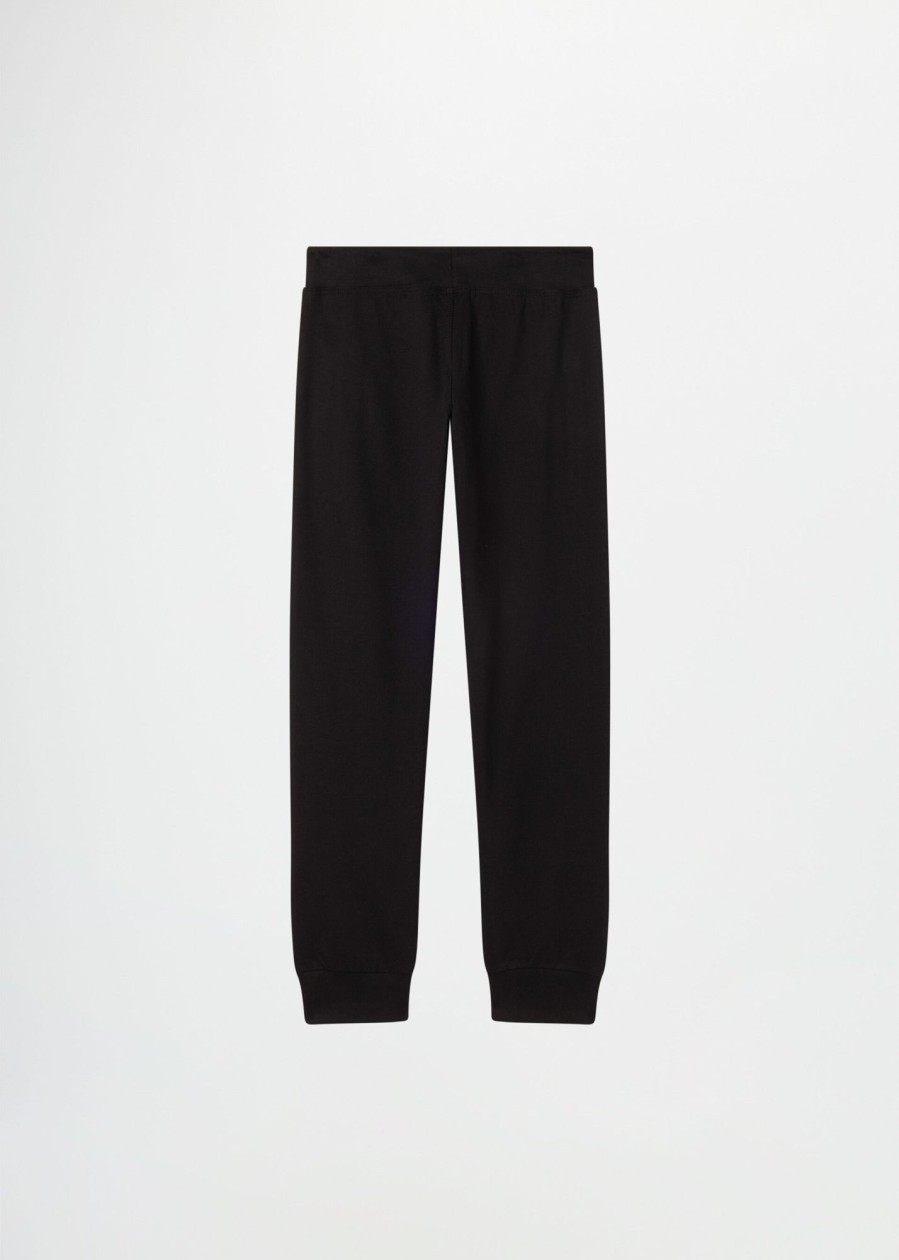 Bambino Conbipel | Jogger In Felpa Nero