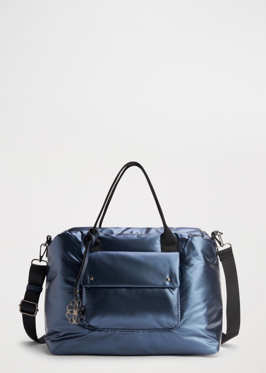 Donna Conbipel Borse | Bauletto Metallizzato Blu