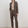 Donna Conbipel Giacche | Blazer Check Tabacco