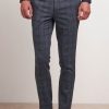 Uomo Conbipel Pantaloni | Pantaloni Check Slim Fit Blu