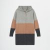 Donna Conbipel Maglieria | Cardigan In Lana Grigio Medio Melange