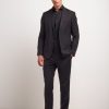 Uomo Conbipel Abiti E Completi | Completo Slim Fit Nero