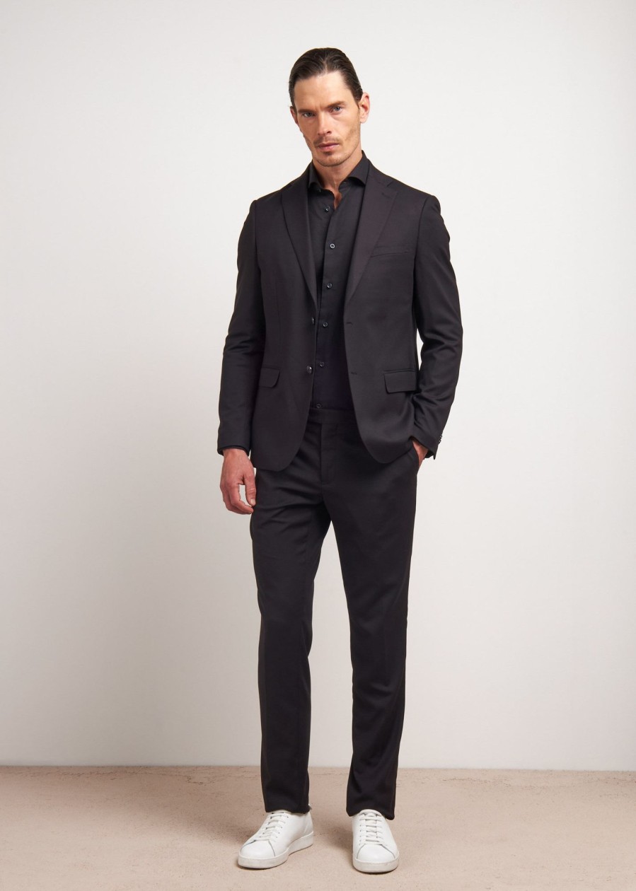 Uomo Conbipel Abiti E Completi | Completo Slim Fit Nero