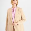 Donna Conbipel Giacche | Blazer Unito Due Bottoni Beige