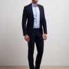 Uomo Conbipel Abiti E Completi | Completo Super Slim Fit Blu Scuro