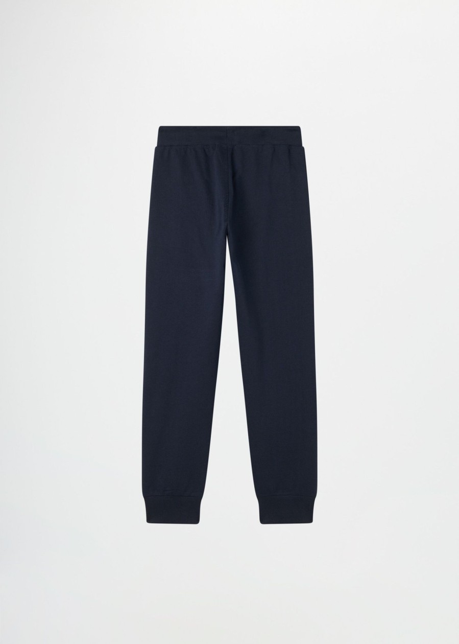 Bambino Conbipel | Jogger In Felpa Blu Scuro