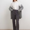 Donna Conbipel Pantaloni | Pantaloni Ampi Grigio Medio Melange