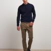 Uomo Conbipel Pantaloni | Pantaloni Cotone Stretch Fango