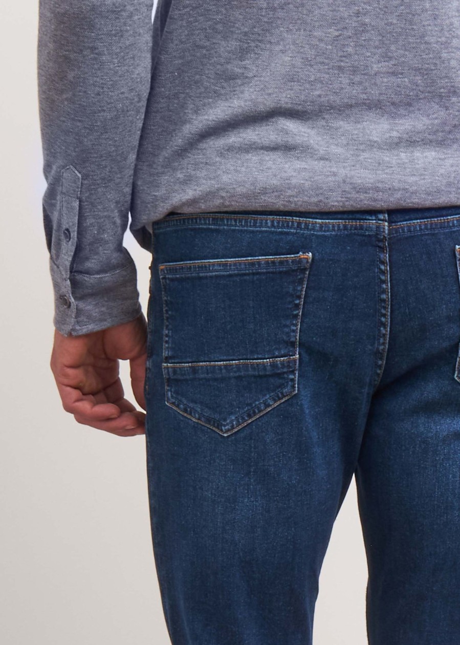 Uomo Conbipel Jeans | Denim Slim Stretch Blu