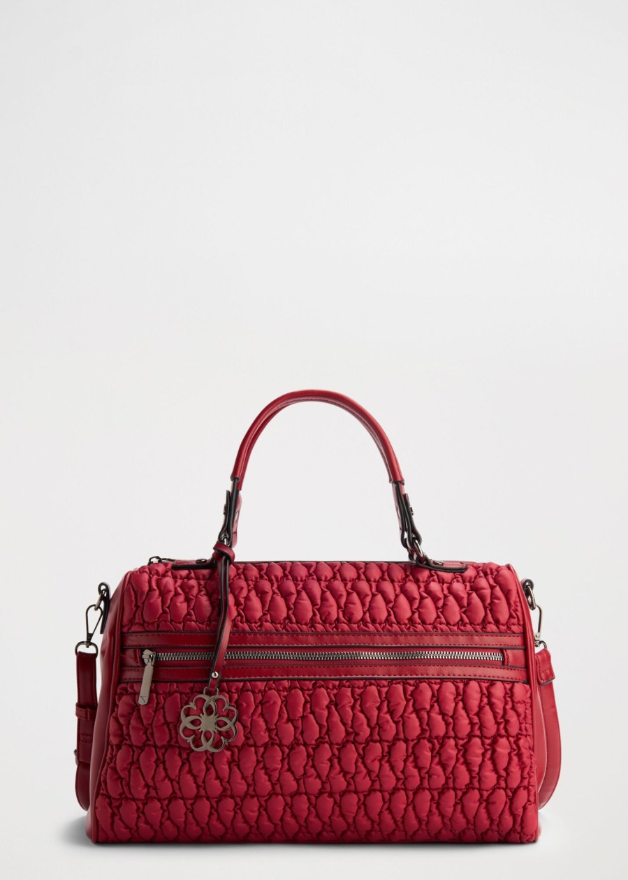 Donna Conbipel Borse | Bauletto Effetto Goffrato Rosso