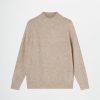 Donna Conbipel Maglieria | Pullover In Lana Cammello