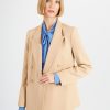 Donna Conbipel Giacche | Blazer Unito Doppiopetto Beige