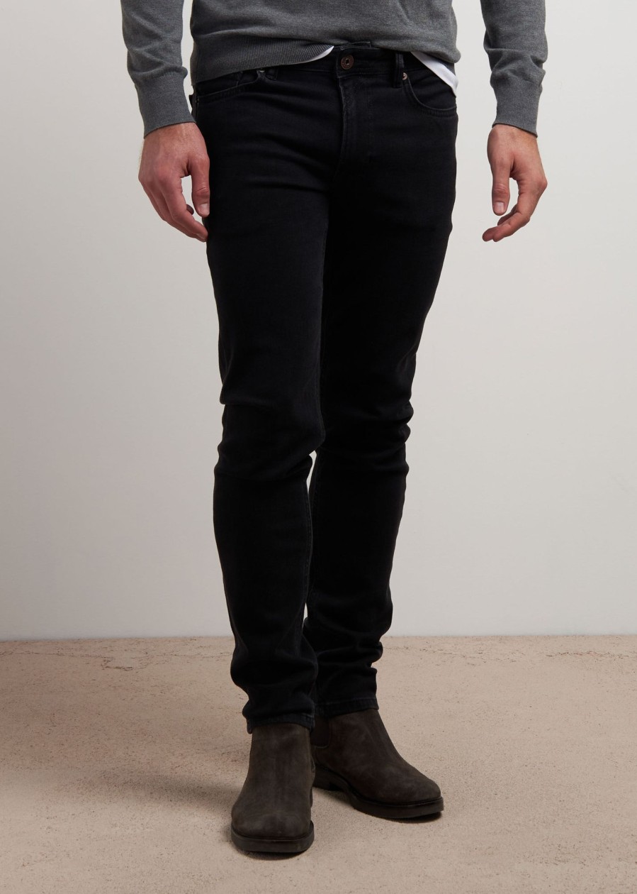 Uomo Conbipel Jeans | Jeans Slim Fit Nero