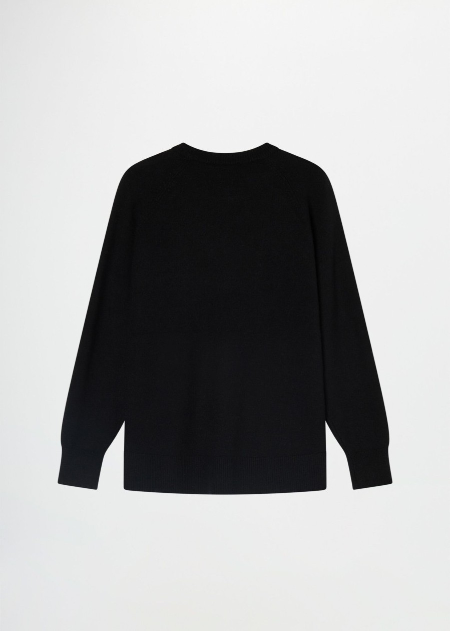 Donna Conbipel Maglieria | Pullover Raglan Nero