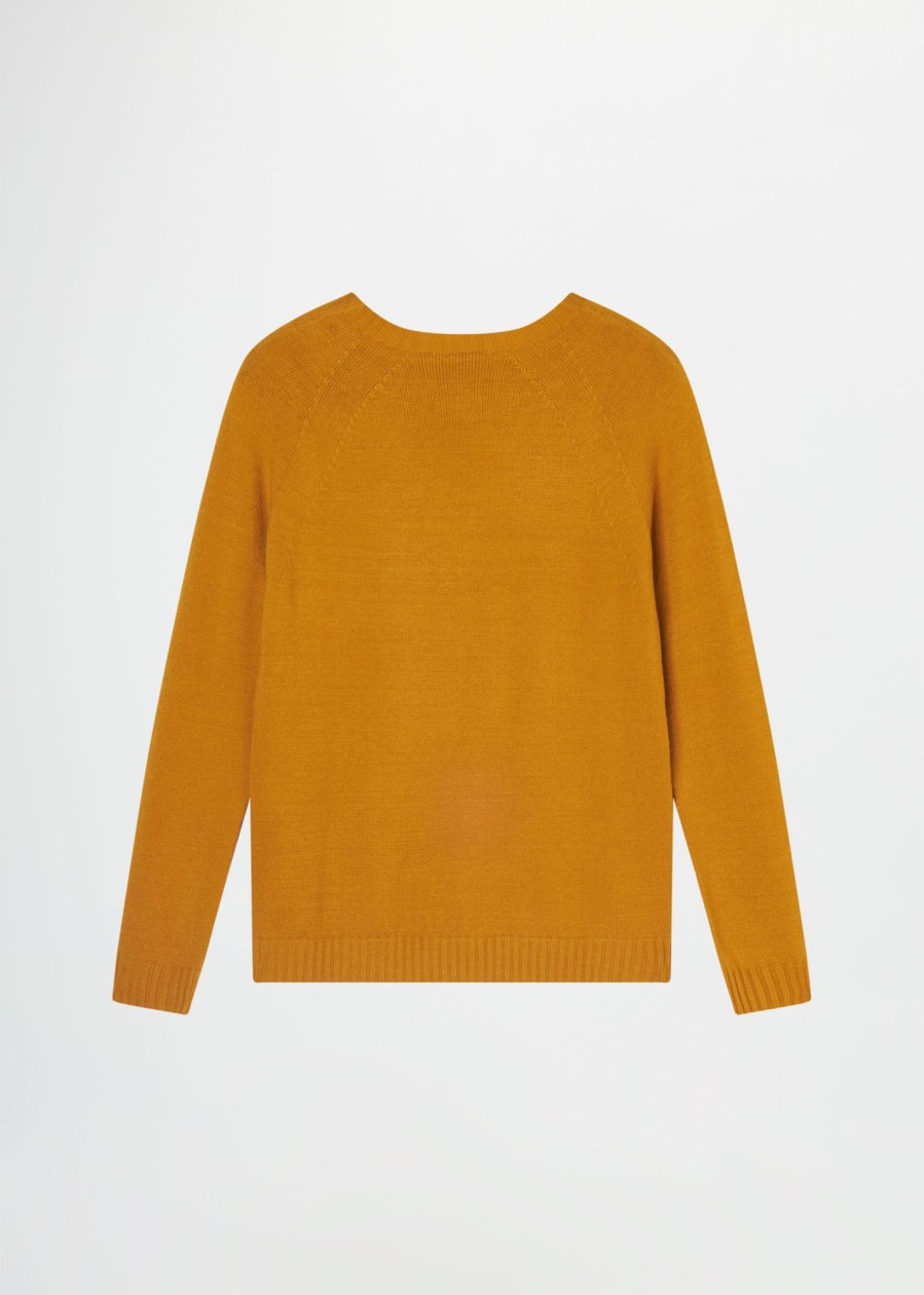 Donna Conbipel Maglieria | Pullover Maniche Raglan Mustard