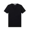 Donna Conbipel T-Shirt E Top | T-Shirt Basic Scollo A V Nero