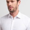 Uomo Conbipel Camicie | Camicia Twill Regular Fit Bianco