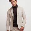 Uomo Conbipel Giacche | Blazer In Velluto Panna