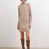 Donna Conbipel Vestiti | Abito In Puro Cashmere Cammello