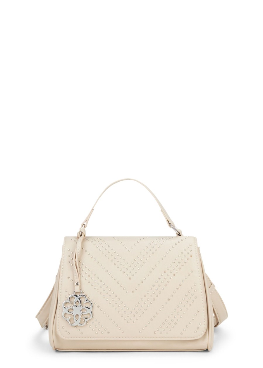 Donna Conbipel Borse | Borsa Con Borchiette Beige