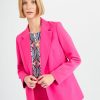 Donna Conbipel Giacche | Blazer Unito Due Bottoni Fucsia Chiaro