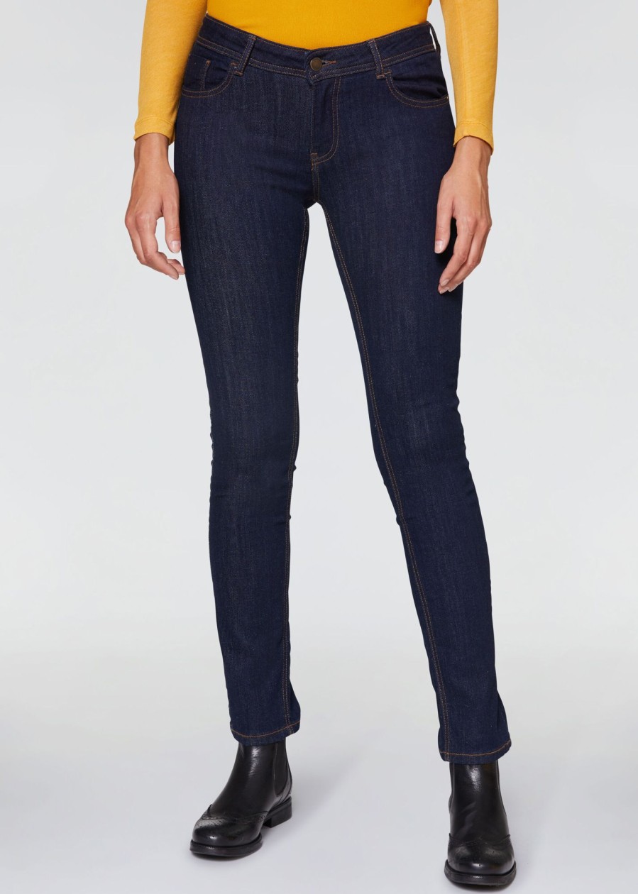 Donna Conbipel Jeans | Jeans A Sigaretta Blu Scuro