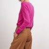 Donna Conbipel Pantaloni | Pantaloni Ampi Con Pince Nocciola