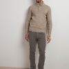 Uomo Conbipel Maglieria | Pullover Lavorato Tortora