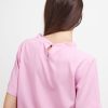 Donna Conbipel Camicie | Blusa A Maniche Corte Rosa