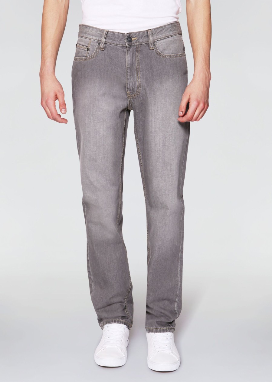 Uomo Conbipel Jeans | Jeans Regular Fit Grigio Medio