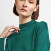 Donna Conbipel Maglieria | Pullover A Lupetto Verde Scuro