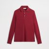 Uomo Conbipel T-Shirt E Polo | Polo Camicia Supima Bordeaux