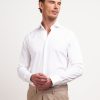 Uomo Conbipel Camicie | Camicia Slim Fit Bianco