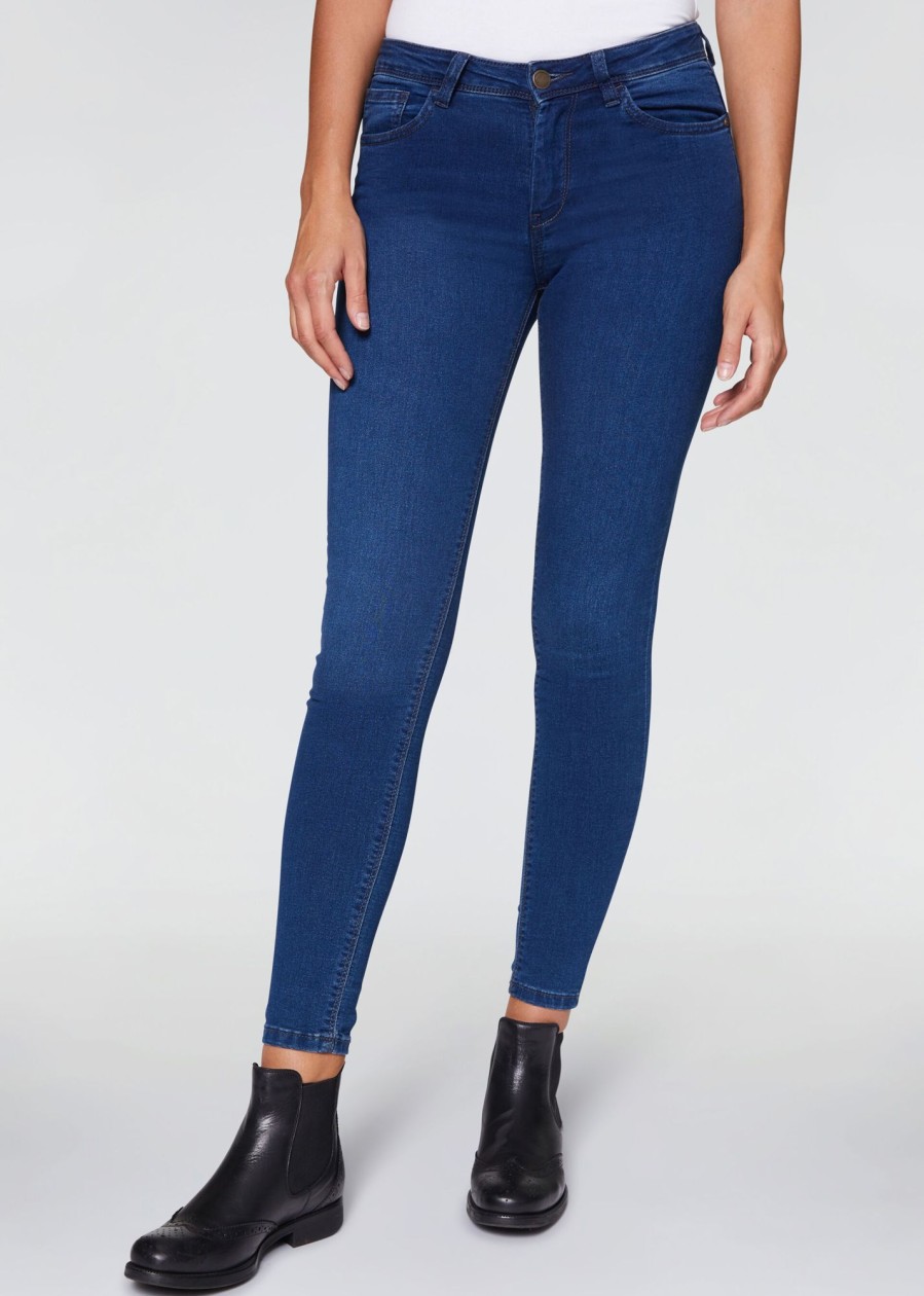 Donna Conbipel Jeans | Jeans Bottom Up Blu