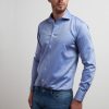 Uomo Conbipel Camicie | Camicia No Stiro Regular Blu Chiaro