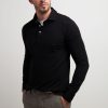 Uomo Conbipel T-Shirt E Polo | Polo Camicia Supima Nero