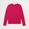 Donna Conbipel Maglieria | Pullover A Girocollo Fucsia Chiaro