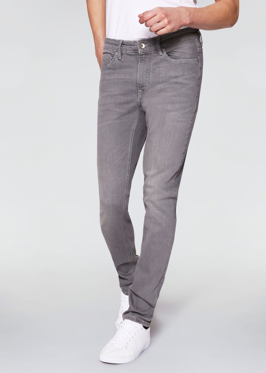 Uomo Conbipel Jeans | Jeans Slim Fit Vita Bassa Grigio Chiaro