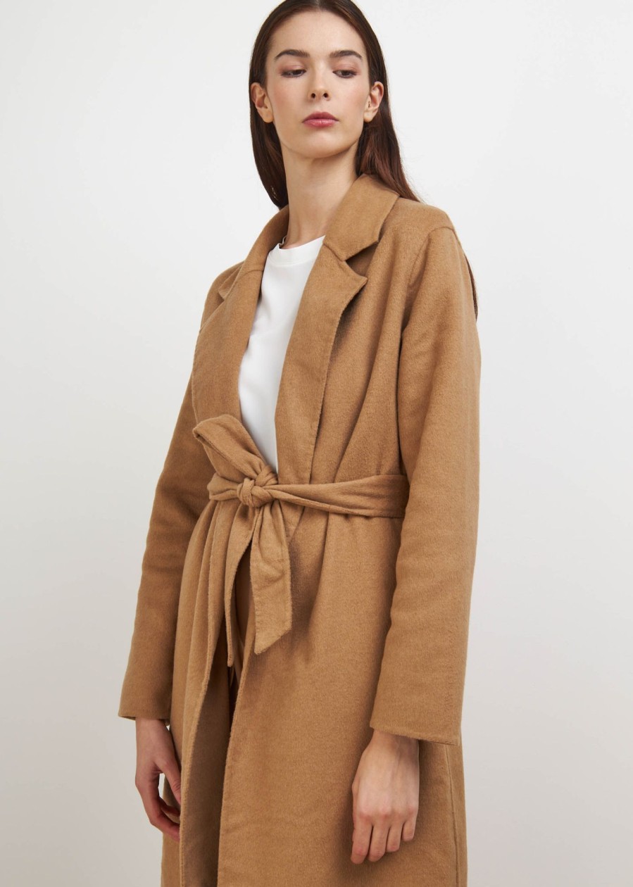 Donna Conbipel Cappotti | Cappotto Monopetto Cammello