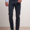 Uomo Conbipel Pantaloni | Pantaloni In Twill Blu Scuro