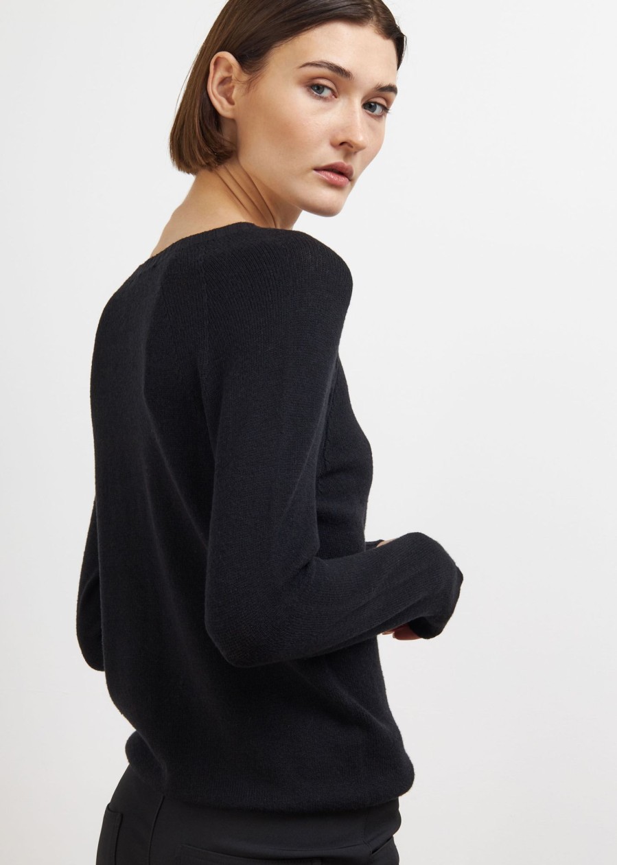 Donna Conbipel Maglieria | Pullover Maniche Raglan Nero