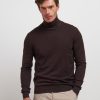 Uomo Conbipel Maglieria | Pullover Dolcevita Moro