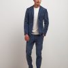 Uomo Conbipel Giacche | Blazer In Velluto Indaco