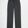 Donna Conbipel Pantaloni | Pantaloni Cargo Grigio Scuro