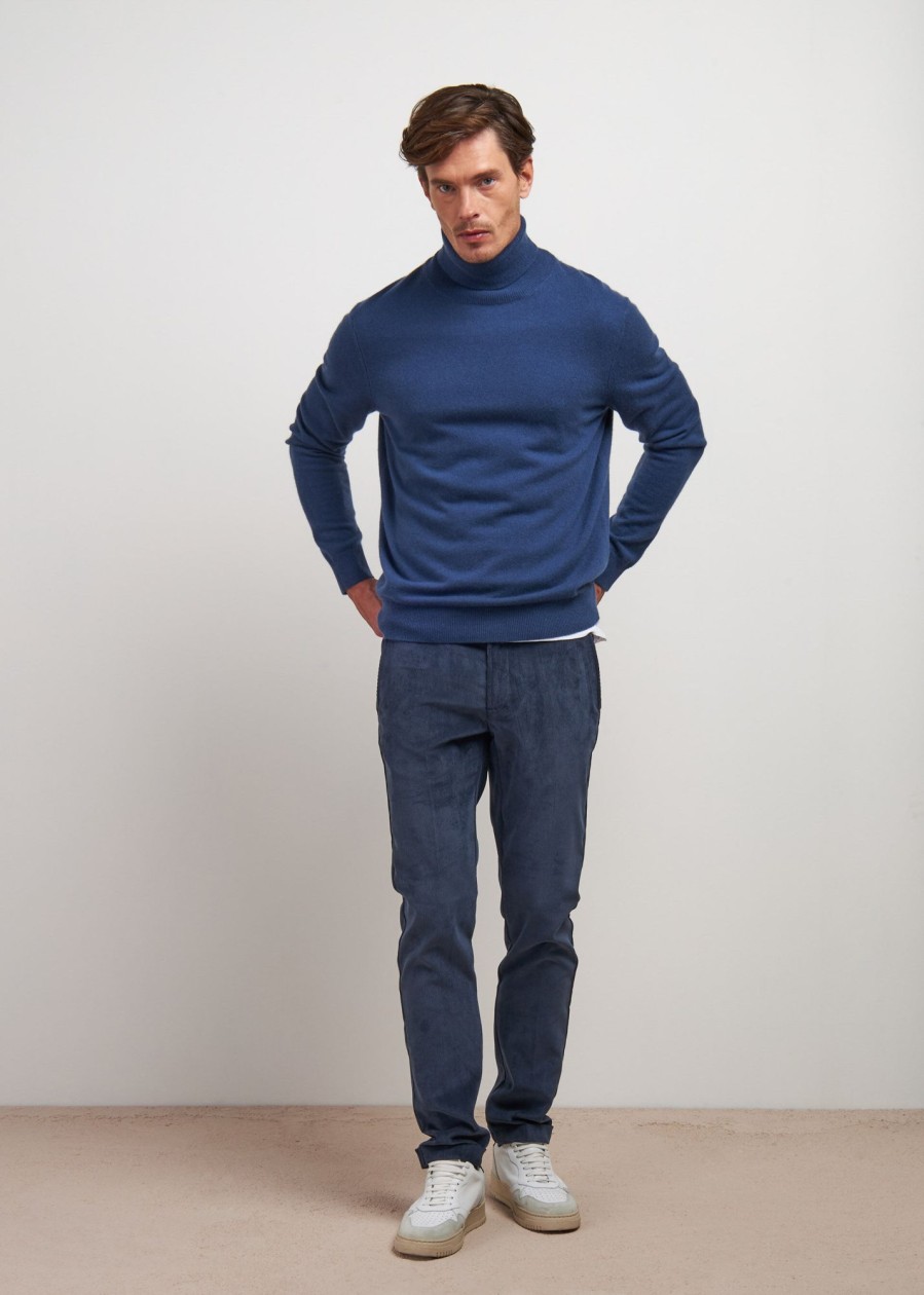 Uomo Conbipel Maglieria | Dolcevita In Cashmere Jeans