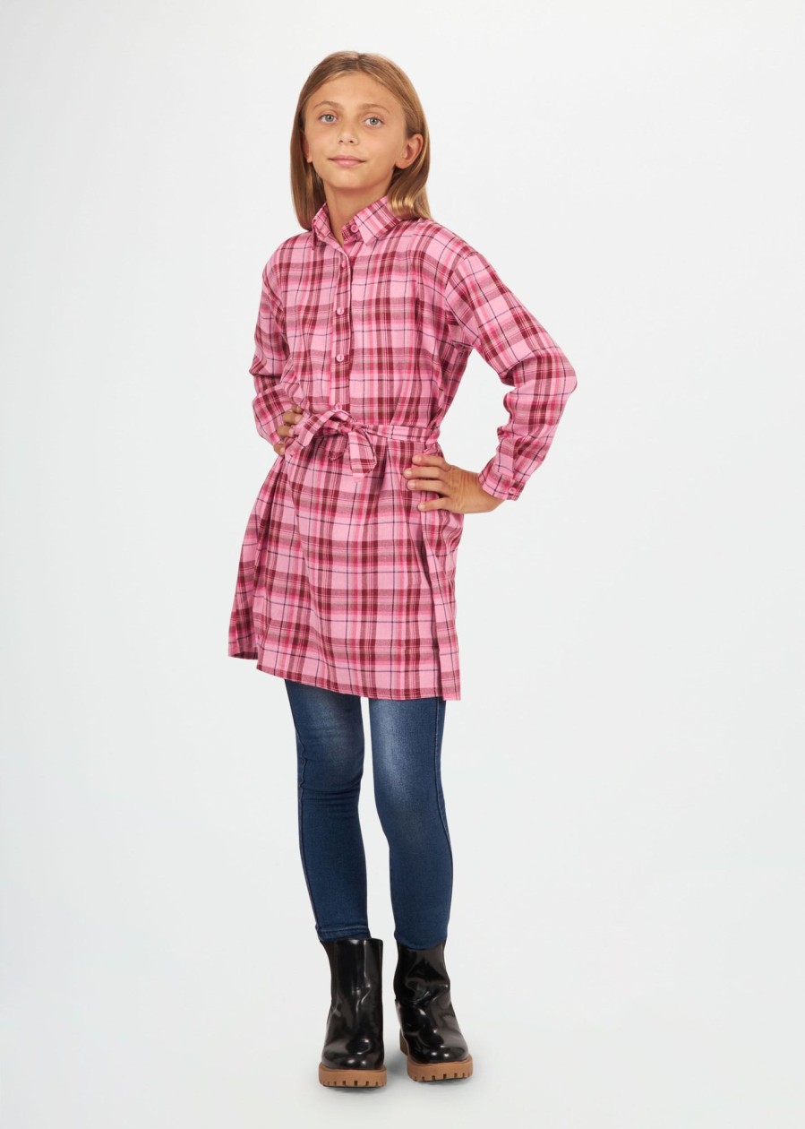 Bambino Conbipel | Chemisier Tartan Cipria