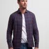 Uomo Conbipel Camicie | Camicia Check Regular Blu