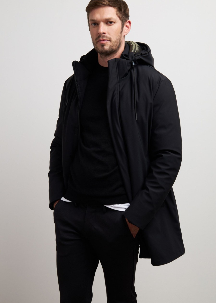 Uomo Conbipel Giubbotti | Parka Softshell Nero